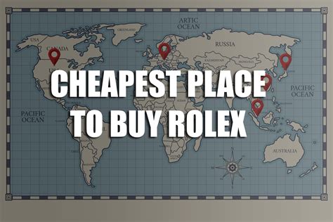 cheapest place to buy rolex 2018